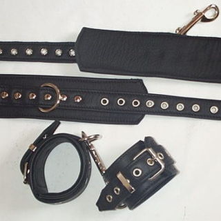 Leather Ankle  Restraints with snaphook