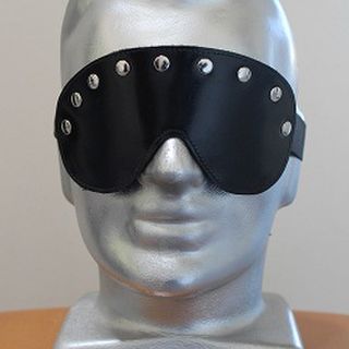 Studded Blindfold black