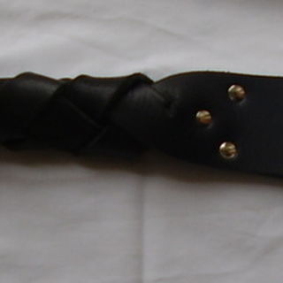 sample custom made strap plaited